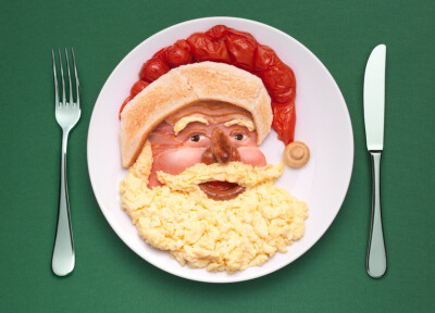 【Breakfast Santa】[Foodscapes食物风景]@提拉米苏 QQ号：1391734808