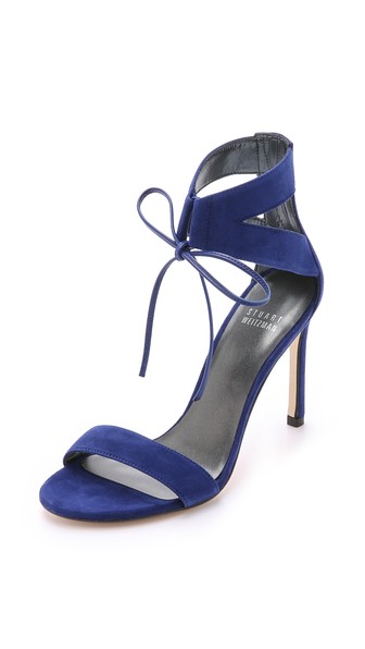 Stuart Weitzman Tynela Ankle Tie Sandals