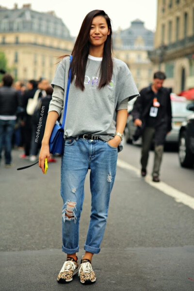 Liu Wen、model off duty、麻豆、欧美街拍、street style