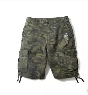 2015 SS 原创 EKHLAS双头燕 MILITARY CAMO SHORT 迷彩五分裤