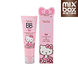 美爆mixbox正品授权HelloKitty粉嫩盟主BB霜 持久自然 美白遮瑕