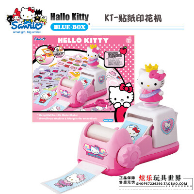 正品HelloKitty凯蒂猫 百变造型贴纸印花机 胶纸 女孩过家家玩具