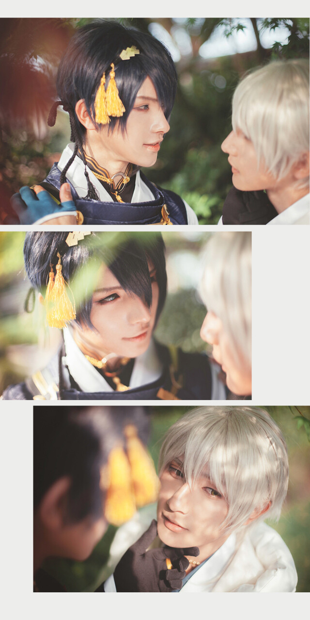 #刀剑乱舞# COS 三日月宗近@乐乐SORA 鹤丸国永 @黄靖翔 三日鹤有審神@桐绘_ 和泉守兼定@NaGi_Hiromu (日本) へし切長谷部@USAKOASCE (日本) 摄影@传闻中的金少_古越ACG@按快门的猫叔叔@鬼才_邪少 文案THX@明石清脑丸 第一次拍摄不足之处下次改进，首次和日本COSER合作很开心！期待再一次拍摄！