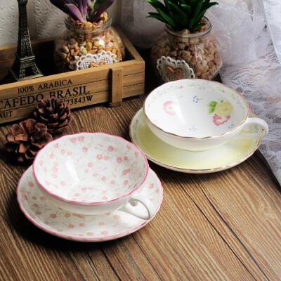 三月鸢尾 英式欧式优雅zakka闺蜜礼物咖啡下午茶红茶花茶骨瓷杯碟