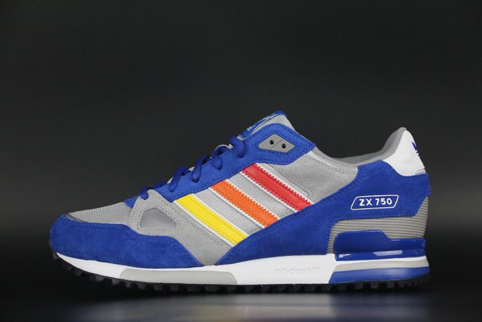 HC Adidas三叶草 zx750 冠希示范 男子 跑步鞋 B34329