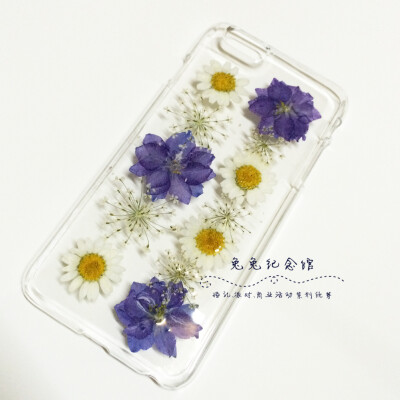 手作DIY手工押花滴胶干花iphone植物压花手机壳永生花干花手机壳