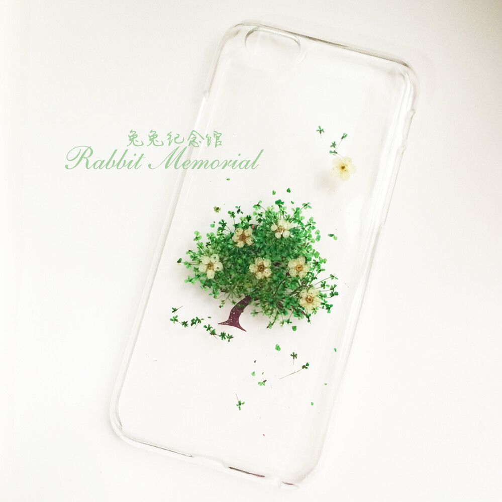 手作DIY手工押花滴胶干花iphone植物压花手机壳永生花干花手机壳