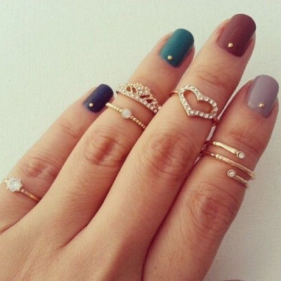 Cute jewelry and nails!