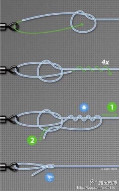 各种绳结的方法，也许有一天会派上用场