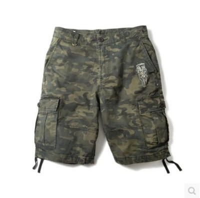 EKHLAS双头燕 2015 SS MILITARY CAMO SHORT 迷彩五分裤