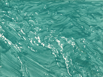 海水的纹路。作者：画家Katie Brennan