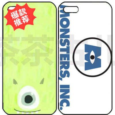 原创iPhone6plus怪兽公司手机壳苹果4S5S6华为mate7三星小米魅族 原创手机壳 大眼仔 卡通 电影 怪兽电力公司 萌