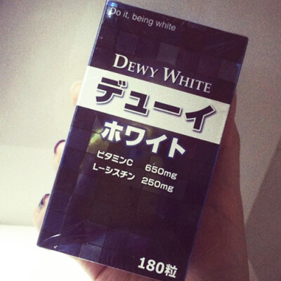 7月6日发货 DEWY WHITING美白丸 含半胱氨酸 非药物型保肝美白