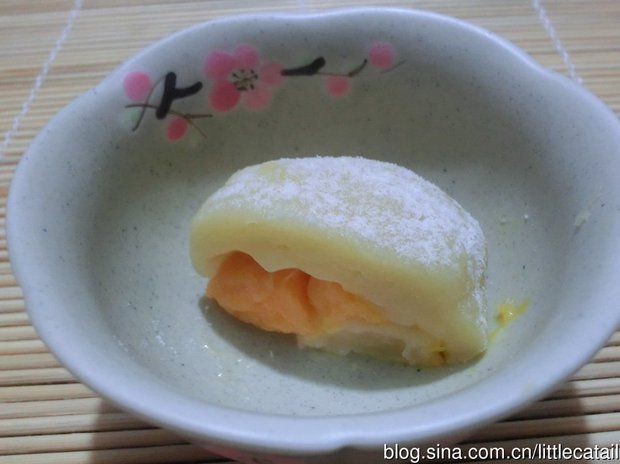 芒果香蕉冰淇淋馅糯米糍的做法