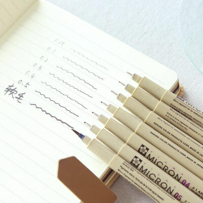 进口日本SAKURA 樱花针管笔漫画设计草图笔勾线笔 描图描边笔针笔