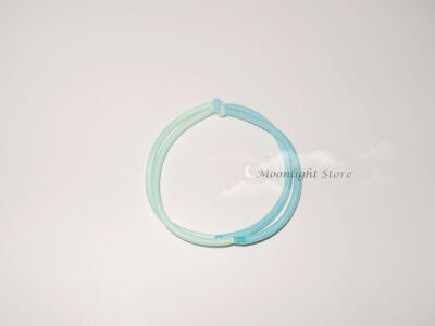 moonlight 推荐！清新系薄荷蓝绿拼接发圈发绳皮筋