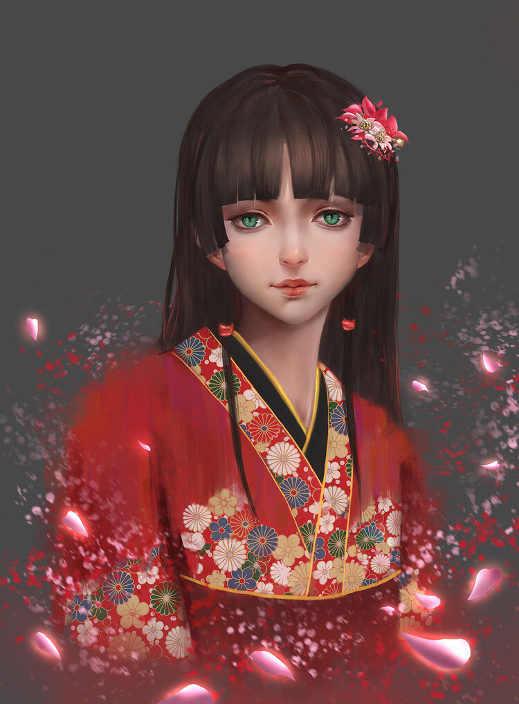 sakura-二狗子echo_sakura_涂鸦王国插画