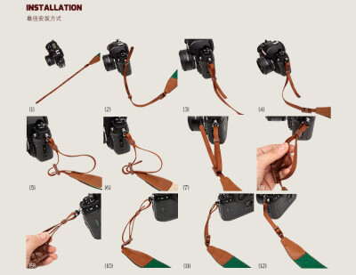 cam-in 牛仔系列通用单反相机背带 微单摄影肩带单色索尼佳能尼康