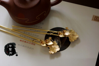 『 半剪月 』华丽唐风对钗，『试罗香』