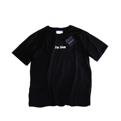 UNKNOWNWORLD 2015SS Leon. Tee BLACK 简约字母短袖TEE 黑色