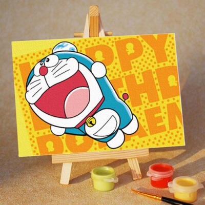 哆啦A梦机器猫小叮当 DIY数字油画