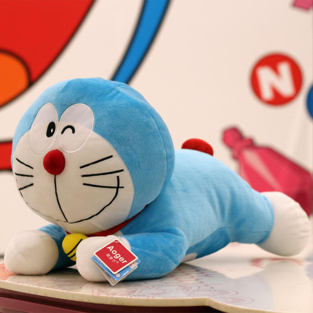 哆啦a梦机器猫小叮当趴趴款毛绒公仔玩偶