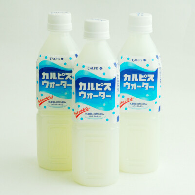 卡乐比斯 CALPIS可尔必思500ml/瓶x3 乳酸菌饮料品日本原装进口