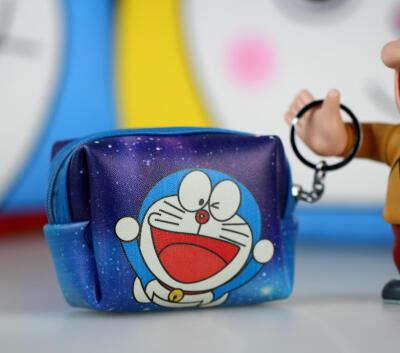 哆啦A梦机器猫小叮当 多功能迷你收纳包 耳机收纳包零钱包
