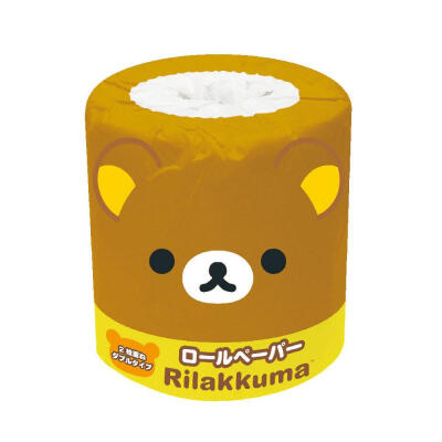 7月预订Rilakkuma 轻松熊幸运草熊猫主题卷筒卫生纸。懒熊