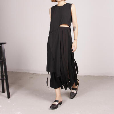 MISSGREEN 店主推荐 Yohji Yamamoto* 风格流苏半身裙 长裙