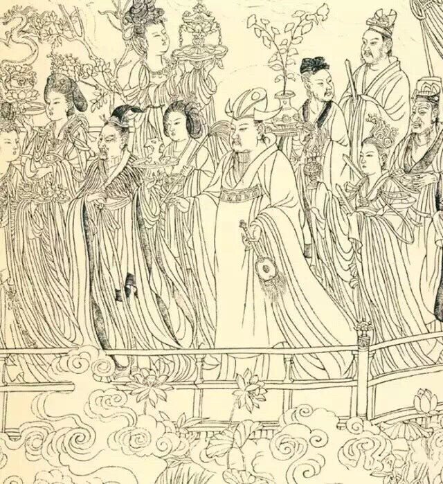 【唐代画圣吴道子——俄顷而就，有若神助】吴道子(约680～759年)初为民间画工。开元年间以善画被召入宫廷，历任供奉、内教博士、宁王友。曾随张旭、贺知章学习书法，通过观赏公孙大娘舞剑，体会用笔之道。擅佛道、神鬼、人物、山水、鸟兽、草木、楼阁等，尤精于佛道、人物，长于壁画创作2.2）