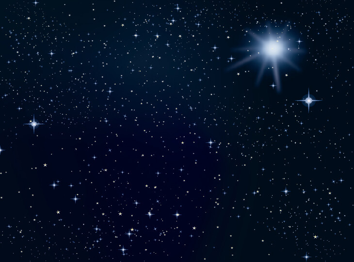璀璨星空设计矢量素材素材格式ai素材关键词夜晚星星月亮星空