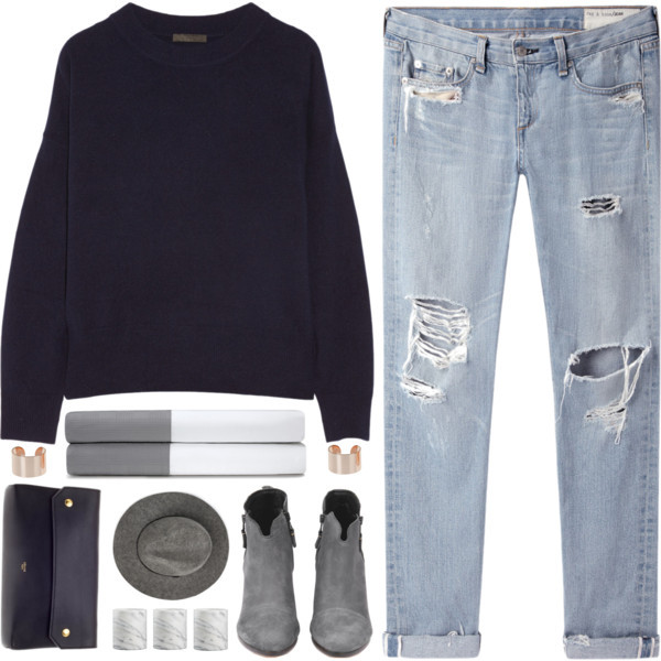 #SimpleOutfits #minimalism #jean #hat #grey #minimal