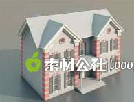 建筑设计效果图欧美建筑模型3d模型