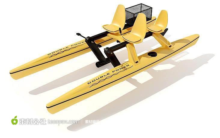 赛艇皮划艇摩托艇滑水艇3d模型高清