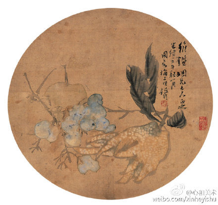 #夏日清凉赏扇面#任伯年是我国近代绘画史上杰出的画家，是近代中国花鸟画承前启后的巨匠。他的花鸟画富有巧趣，早年以工笔见长，&amp;quot;仿北宋人法，纯以焦墨钩骨，赋色肥厚，近老莲派。&amp;quot;王雪涛说他用色非常讲究，尤其是用粉，近百年来没有一个及得过他。