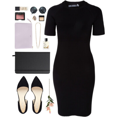 A fashion look from June 2015 featuring mini dress, flat shoes and chain necklace. Browse and shop related looks.