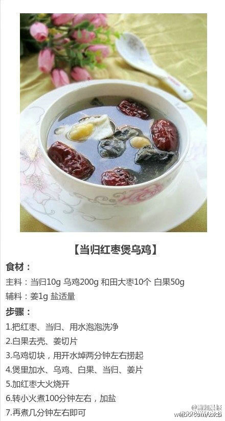 可缓解痛经的九款药膳，菇凉们收好了！