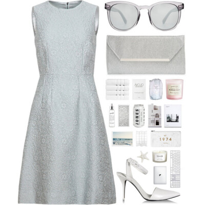 A fashion look from July 2015 featuring mint dress, alexander wang shoes and evening clutches. Browse and shop related looks.