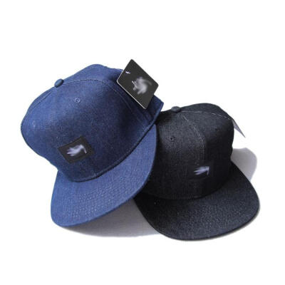 高品质 两色牛仔潮流棒球帽 嘻哈hiphop街头 男女款潮流平沿帽子