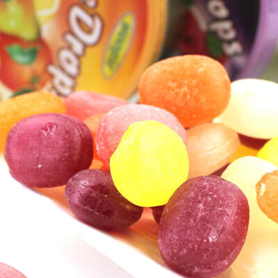 奥地利进口食品Woogie铁盒水果糖果