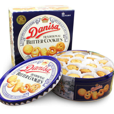 Danisa皇冠世界 杯食品 皇冠丹麦曲奇饼干 铁罐祼装 681g