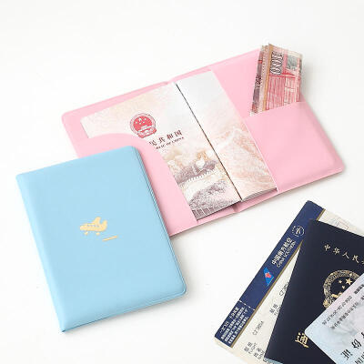 马卡龙韩国多功能护照夹 证件包 可爱旅行护照套包 卡位包60465