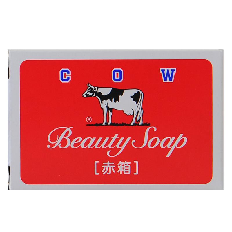 日本原装COW牛牌牛奶香皂洁面皂沐浴皂*滋润型*玫瑰花香100g