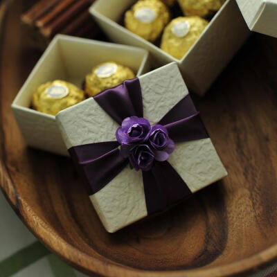 喜的良品 喜糖盒子 欧式创意结婚婚礼纸盒糖果盒婚庆用品韩版SA06