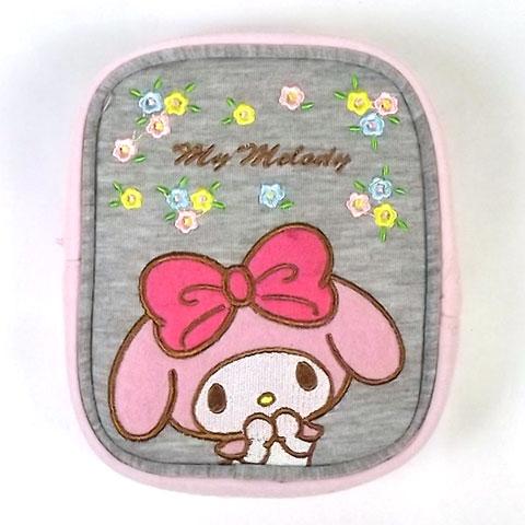 日单 my melody 绒布夹棉 电脑绣花 拍立得相机包 mini25相机套