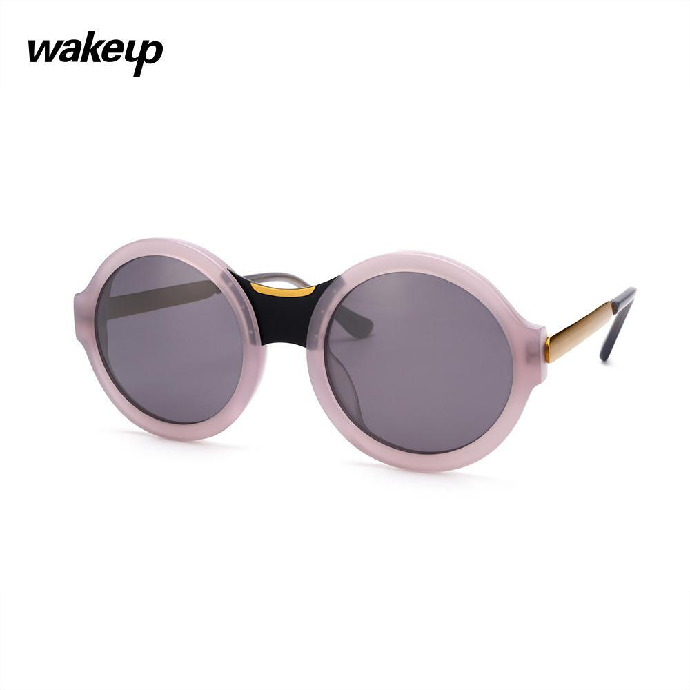 边框透明太阳镜 wakeup ws16001 女款潮 复