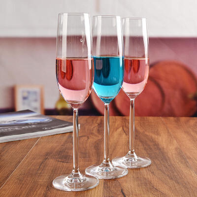 EDELITA高档无铅水晶高脚杯香槟酒杯气泡酒杯甜酒杯红酒杯