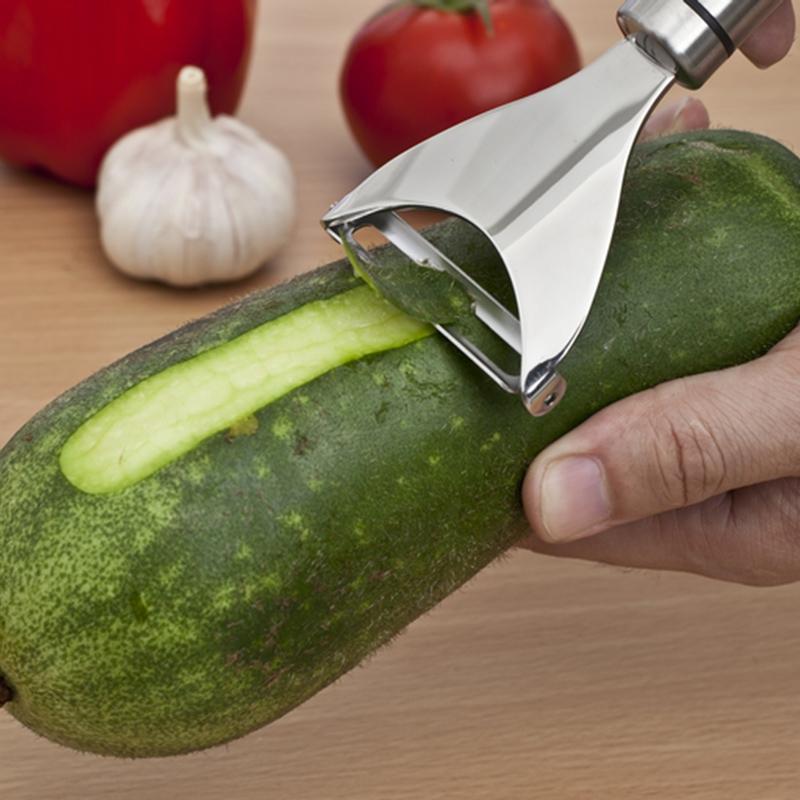 304不锈钢厨房水果刀削苹果器德国多功能蔬果削皮器机刨皮刮皮刀