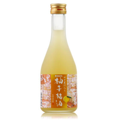 原装进口日本梅酒中田娜咖嗒柚子酒柚子梅酒300ML